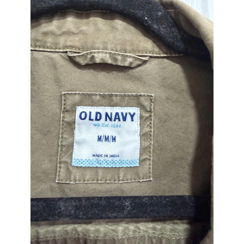 Old Navy Womens Olive Green Utility Field‎ Jacket M/M - Picture 3 of 5